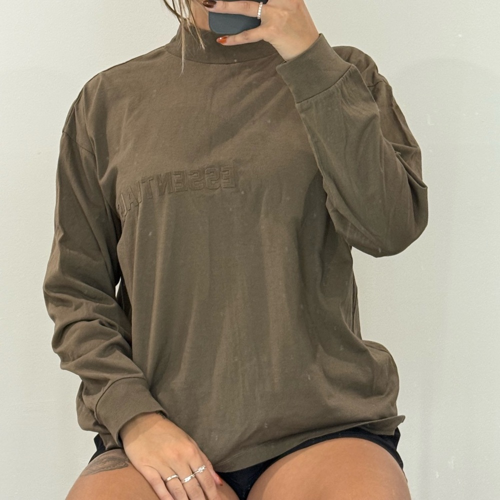 Essentials Women's Khaki Sweatshirt